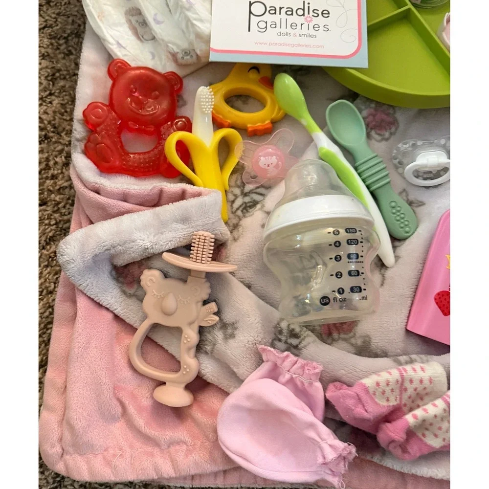 Paradise Galleries-Emma Down Syndrome Awareness Reborn Doll + Extras (NEW)